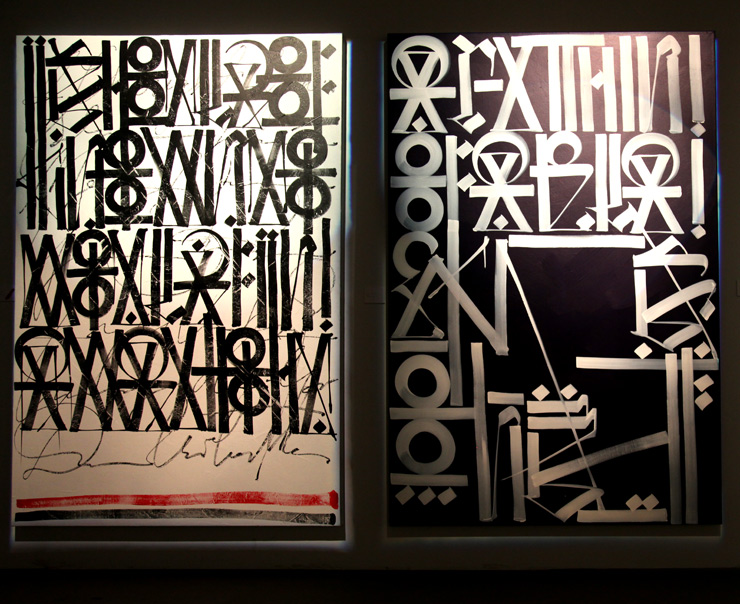 RETNA Signature X Louis Vuitton LV Graffiti Collection Piece by LA