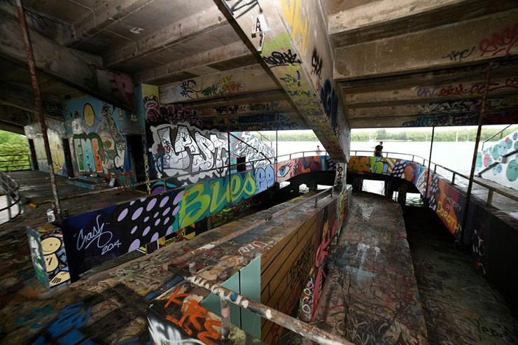 A Miami Waterfront Stadium Slaughtered by Street Artists to Save It