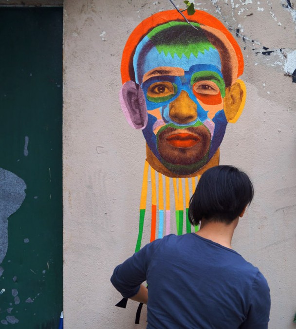 “Face Time” with Various & Gould in Berlin : Brooklyn Street Art