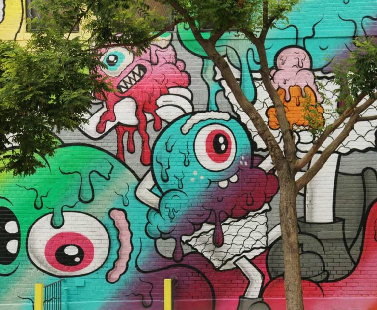 Buff Monster Pride : New Melty Mural in Manhattan | Brooklyn Street Art