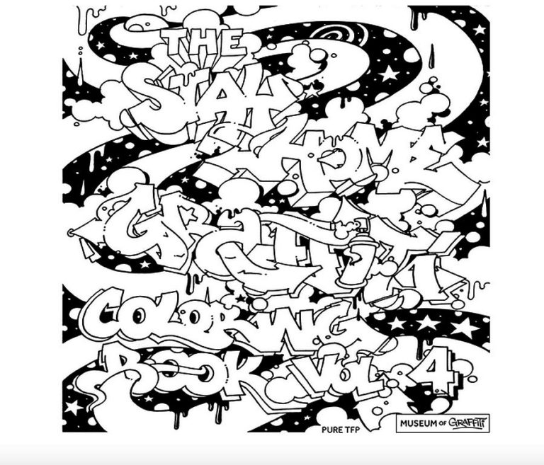 Museum of Graffiti “Stay Home” Graffiti Coloring Book / Dispatch From