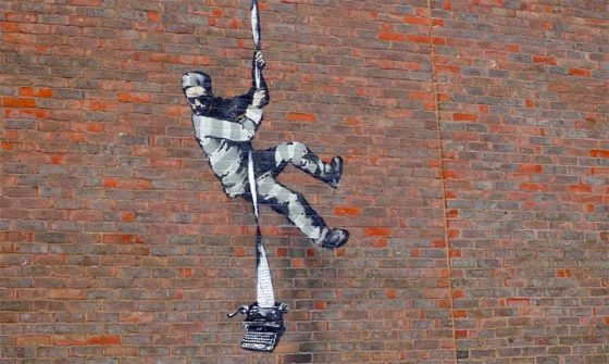 Team Robbo Disses Banksy at Berkshire Prison as He Creates Escape ...