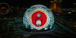 Street Art Goes Orbital: Shepard Fairey Lights Up the Sphere in Vegas. What a Ball!